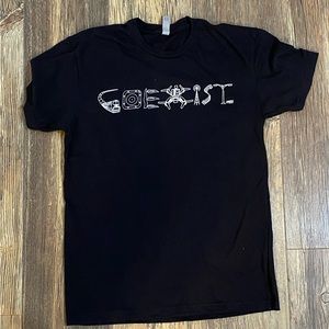 Black Next Level Apparel “COEXIST” T-shirt